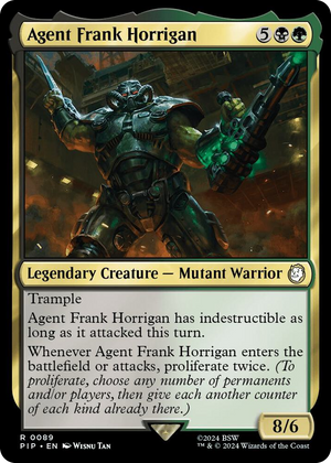 0089 Agent Frank Horrigan R Universes Beyond: Fallout
