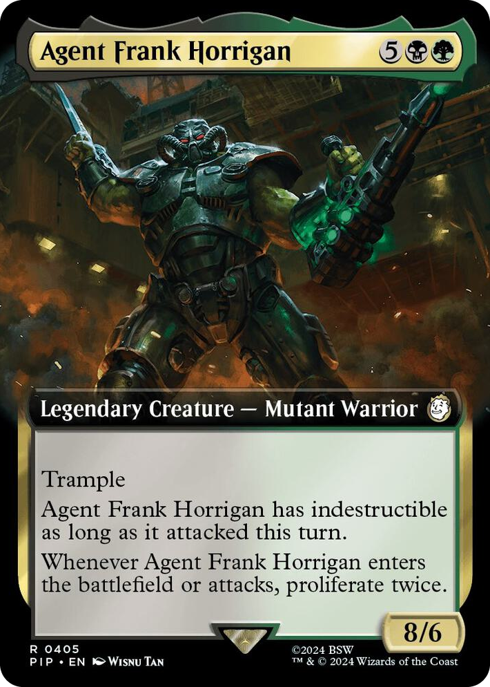0405 Agent Frank Horrigan (Extended Art) R Universes Beyond: Fallout