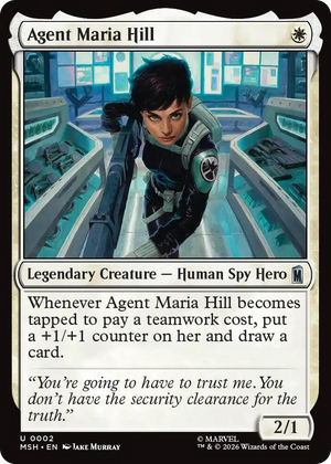 0002 Agent Maria Hill U Marvel Super Heroes