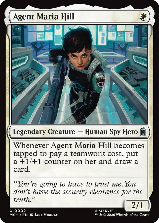 0002 Agent Maria Hill U Marvel Super Heroes