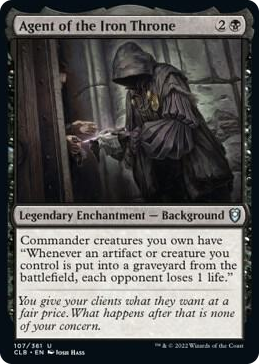0107 Agent of the Iron Throne U Commander Legends: Battle for Baldur's Gate
