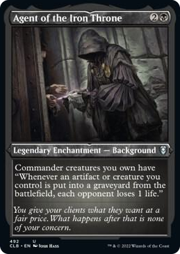 0492 Agent of the Iron Throne (Foil Etched) U Commander Legends: Battle for Baldur's Gate
