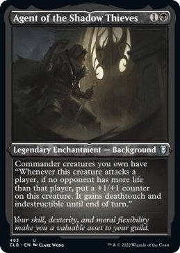 0493 Agent of the Shadow Thieves (Foil Etched) U Commander Legends: Battle for Baldur's Gate