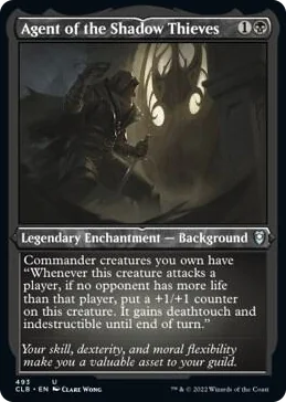 0493 Agent of the Shadow Thieves (Foil Etched) U Commander Legends: Battle for Baldur's Gate