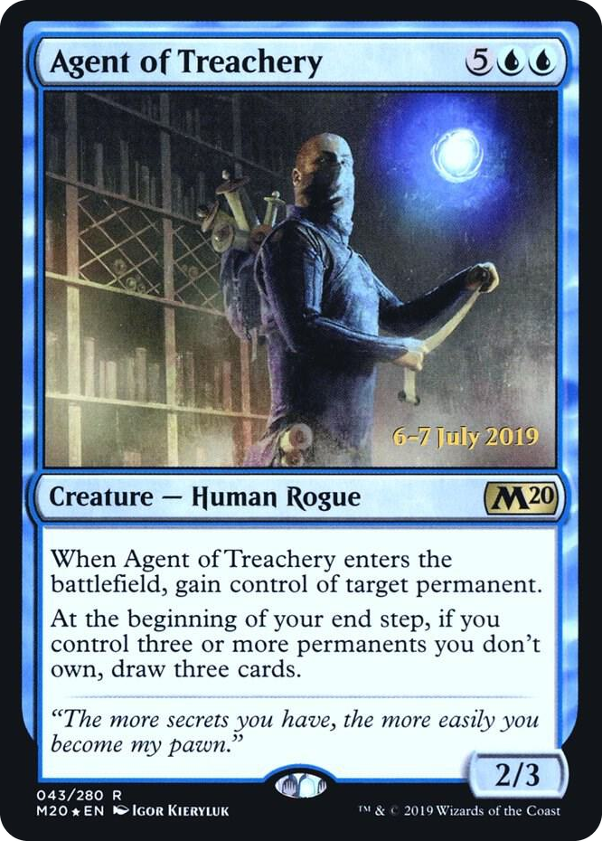 0043 Agent of Treachery R Prerelease Cards