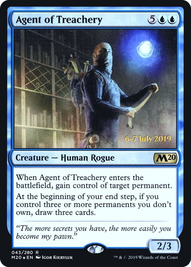 0043 Agent of Treachery R Prerelease Cards