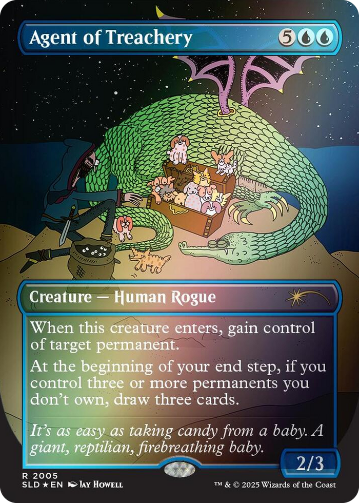 Agent of Treachery (Rainbow Foil) #2005 R - Secret Lair Drop Series Pokemon card