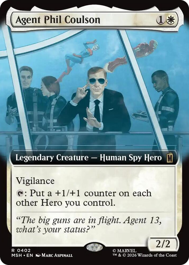 0402 Agent Phil Coulson (Extended Art) R Marvel Super Heroes