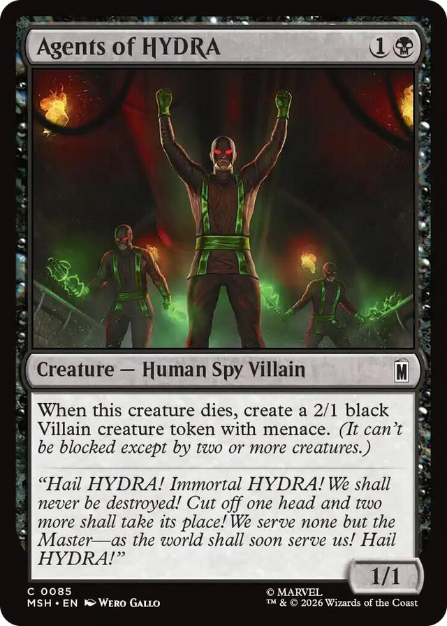 0085 Agents of HYDRA C Marvel Super Heroes