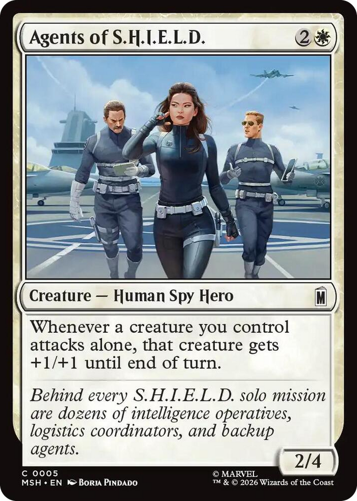Agents of S.H.I.E.L.D. #5 C - Marvel Super Heroes Pokemon card