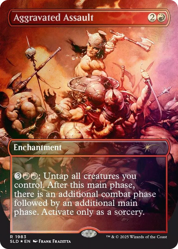 1983 Aggravated Assault (1983) (Rainbow Foil) R Secret Lair Drop Series