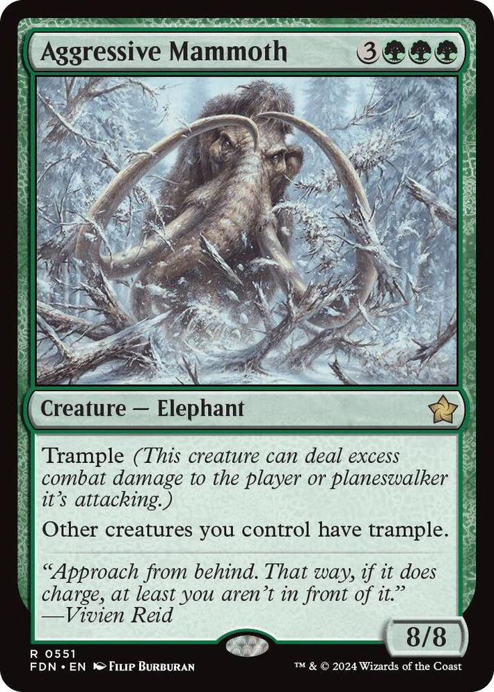 0551 Aggressive Mammoth R Foundations