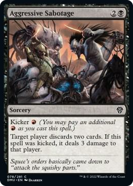 0078 Aggressive Sabotage C Dominaria United