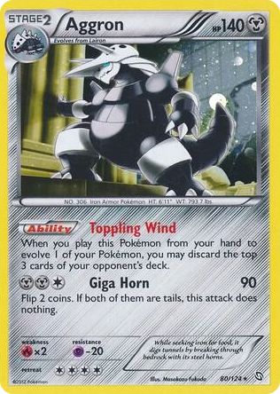 0080 Aggron - 80/124 (Cosmos Holo) Promo Blister Exclusives