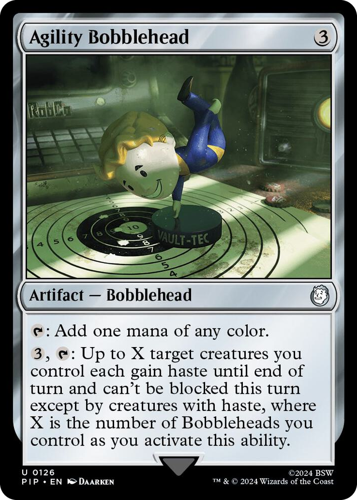 0126 Agility Bobblehead U Universes Beyond: Fallout