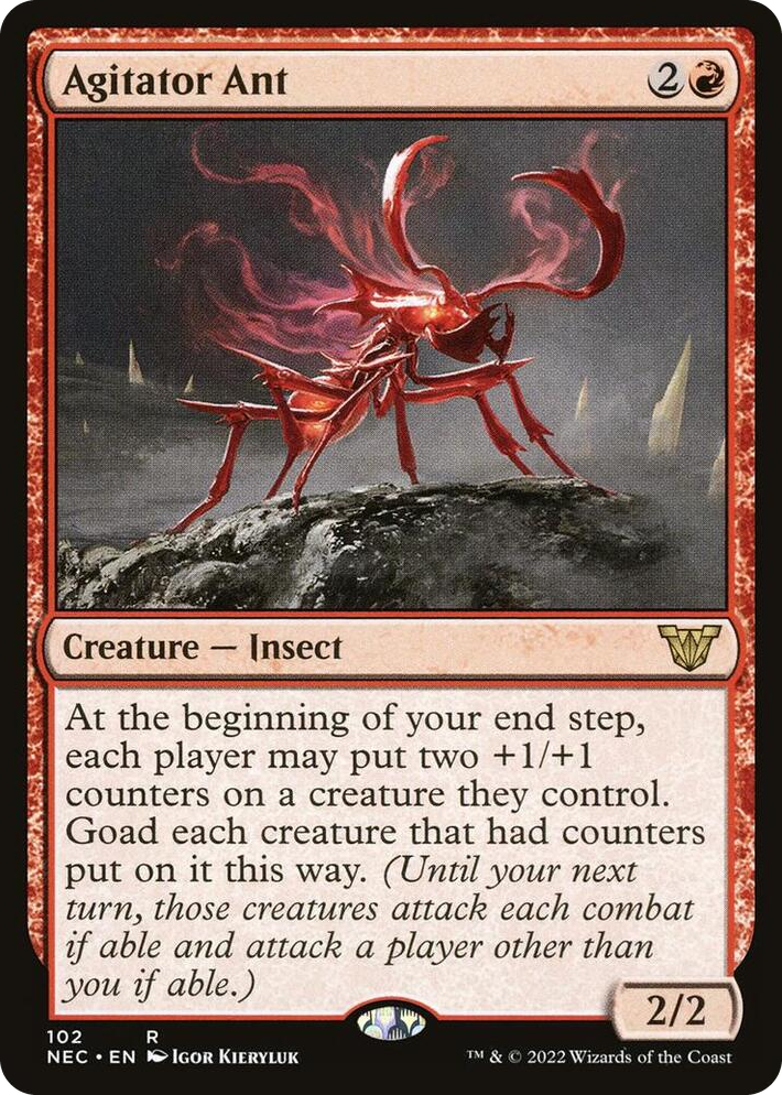 0102 Agitator Ant R Commander: Kamigawa: Neon Dynasty