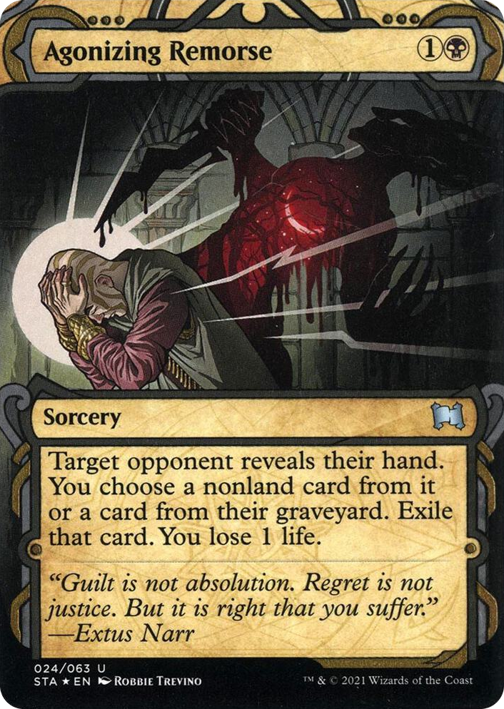 0024 Agonizing Remorse (Foil Etched) U Strixhaven: Mystical Archive
