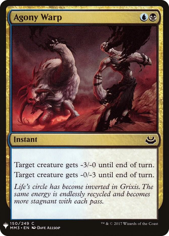 Agony Warp #150 C - The List Reprints Pokemon card