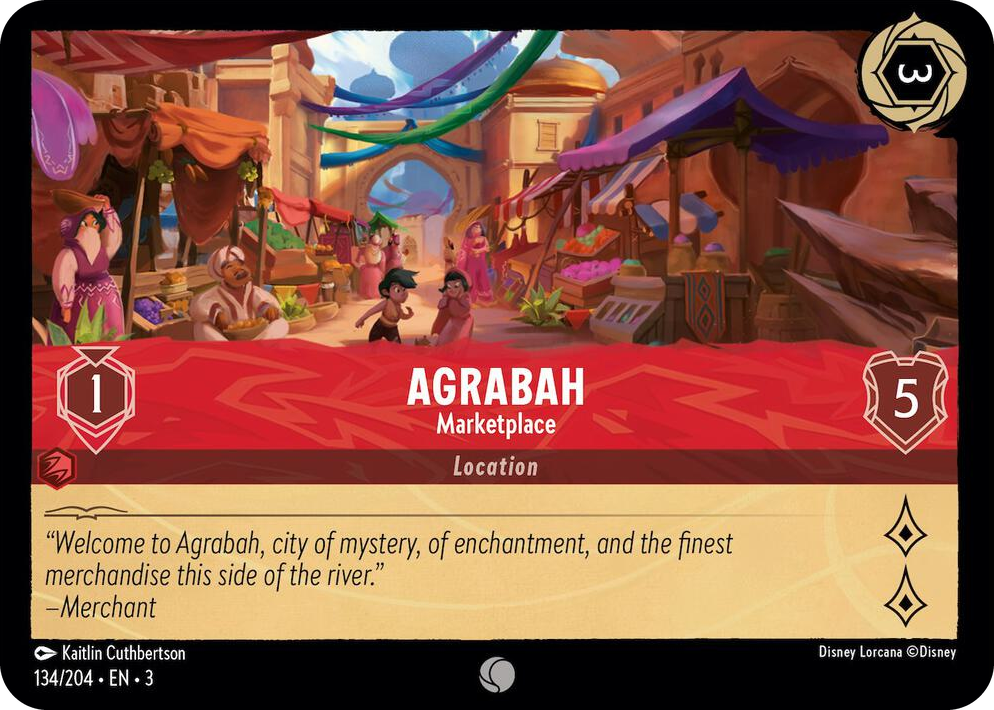 0134 Agrabah - Marketplace Common Into the Inklands