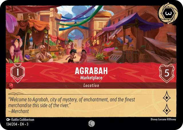 0134 Agrabah - Marketplace Common Into the Inklands