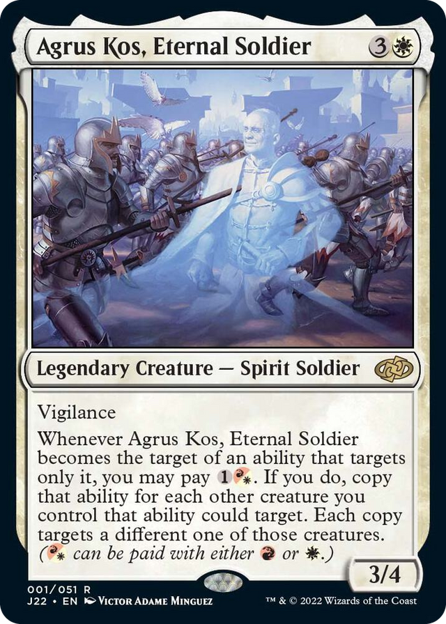 0001 Agrus Kos, Eternal Soldier R Jumpstart 2022