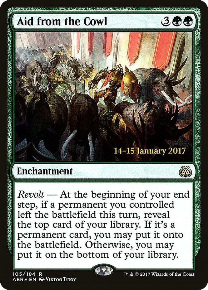 0105 Aid from the Cowl R Prerelease Cards