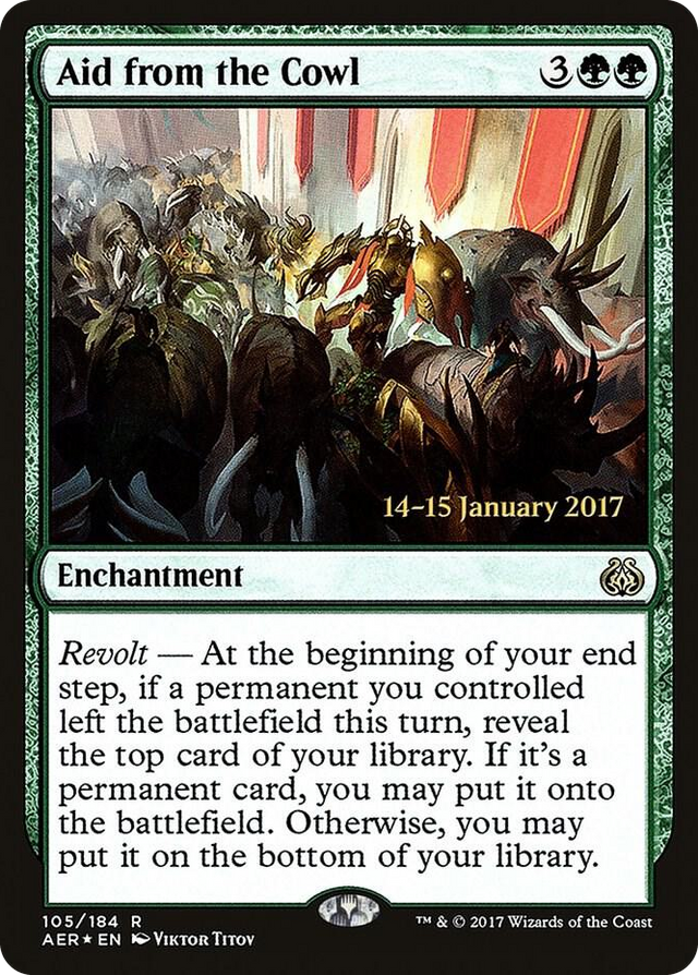 0105 Aid from the Cowl R Prerelease Cards