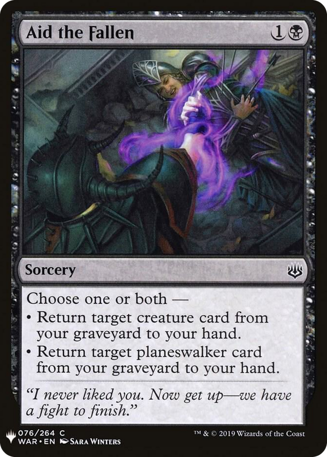 0076 Aid the Fallen C The List Reprints