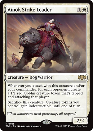 0011 Ainok Strike Leader R Commander: Tarkir: Dragonstorm
