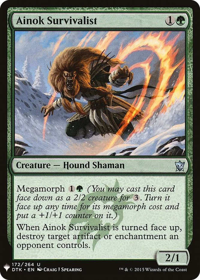 Ainok Survivalist #172 U - The List Reprints Pokemon card