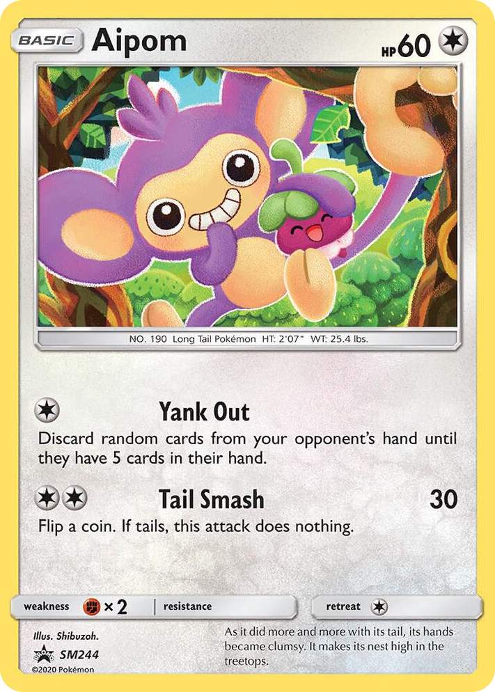 SM244 Aipom - SM244 Promo SM Promos