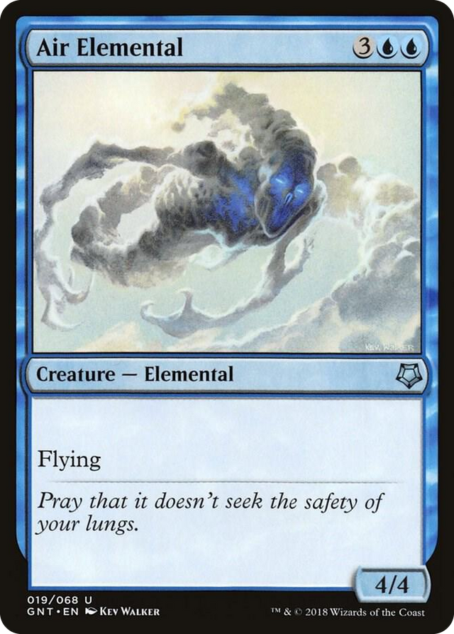 0019 Air Elemental U Magic Game Night