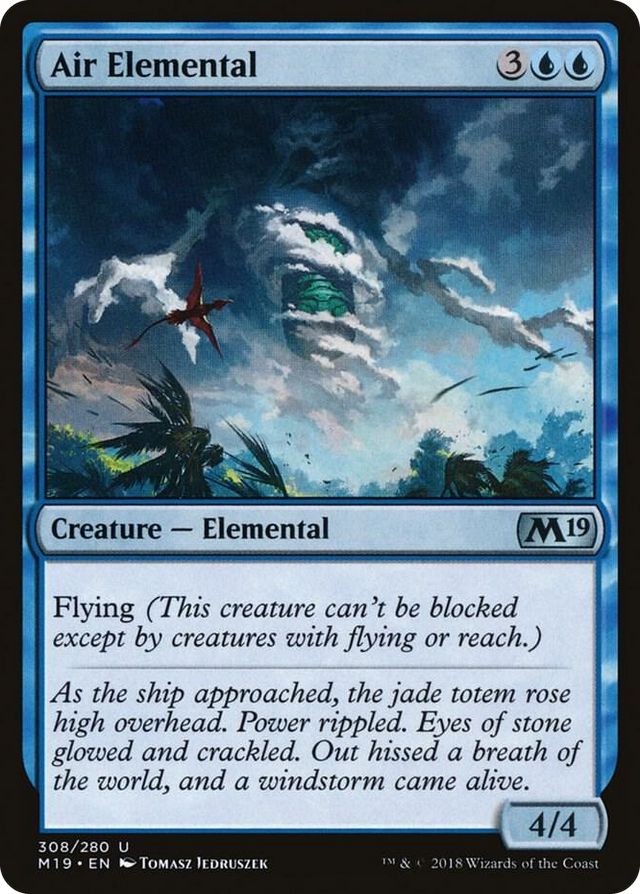 0308 Air Elemental U Core Set 2019
