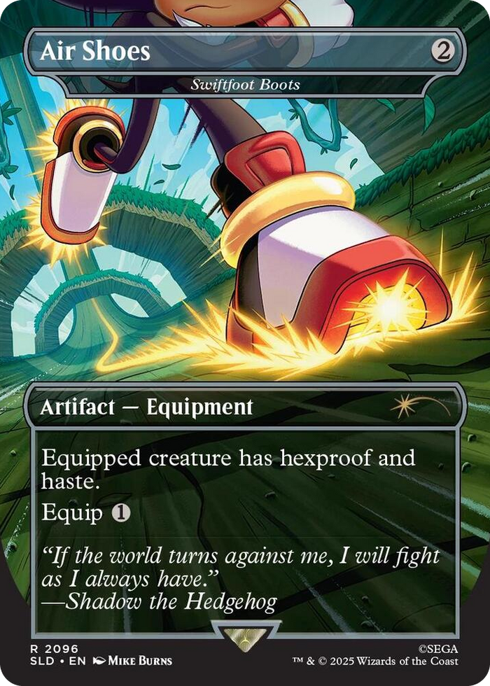 Air Shoes - Swiftfoot Boots #2096 R - Secret Lair Drop Series Pokemon card