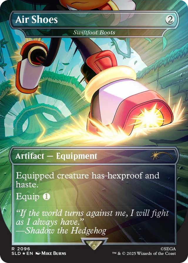 2096 Air Shoes - Swiftfoot Boots (Rainbow Foil) R Secret Lair Drop Series