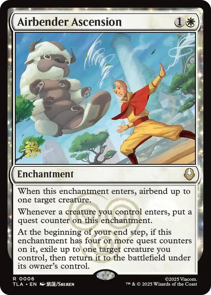 Airbender Ascension #6 R - Prerelease Cards Pokemon card