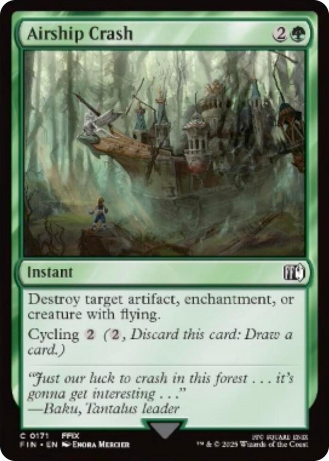 0171 Airship Crash C FINAL FANTASY