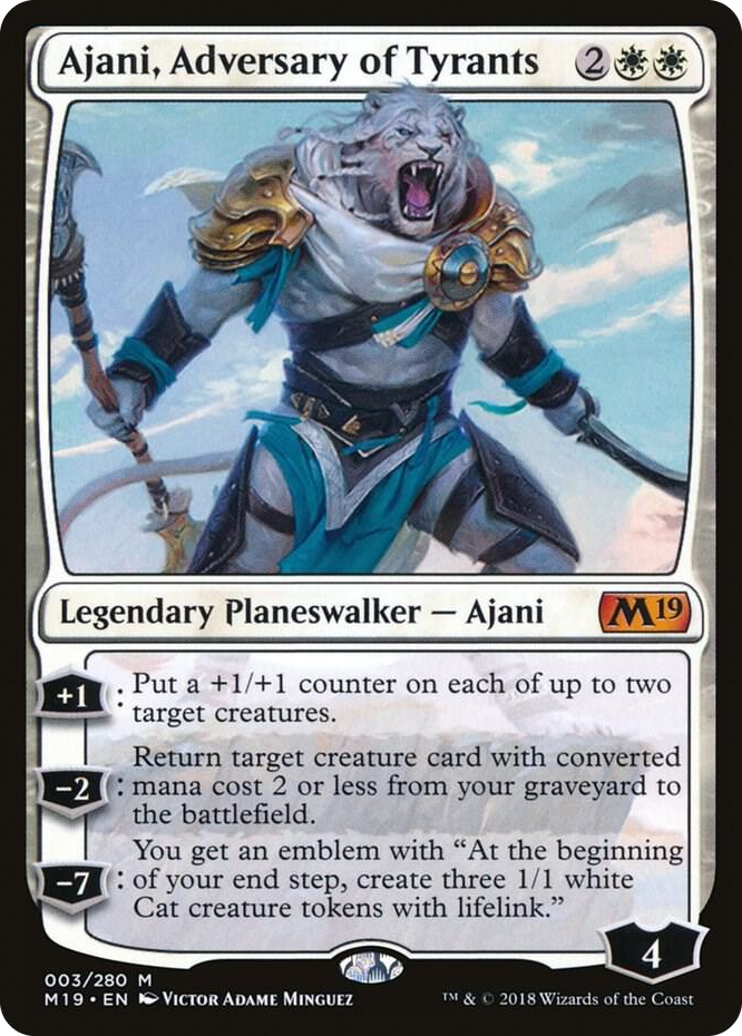 0003 Ajani, Adversary of Tyrants M Core Set 2019