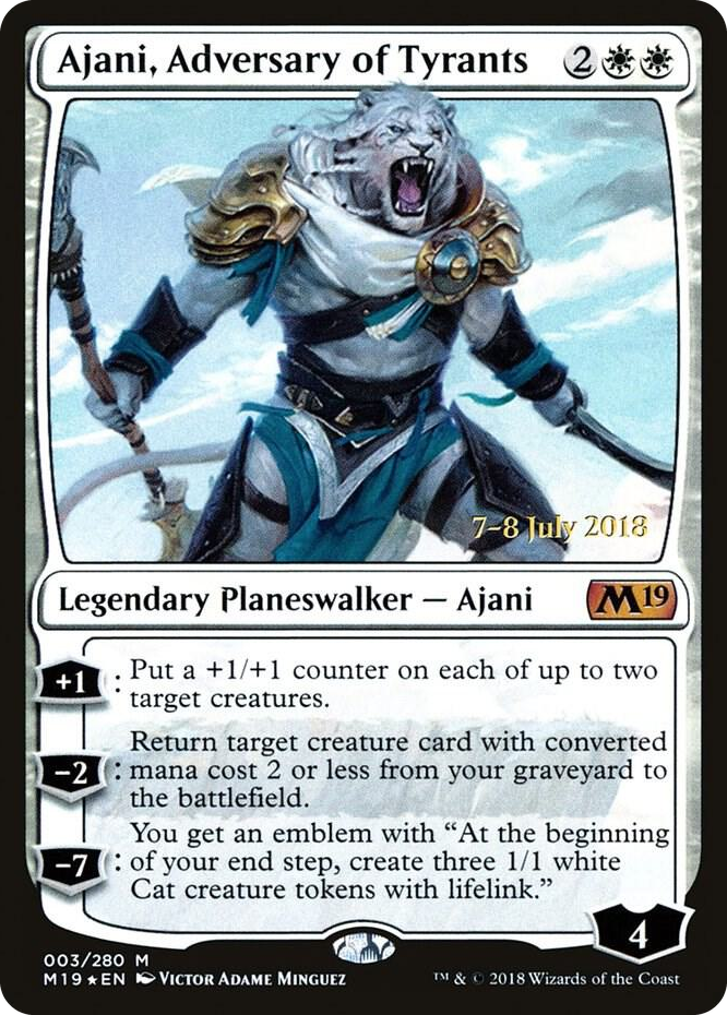 0003 Ajani, Adversary of Tyrants M Prerelease Cards