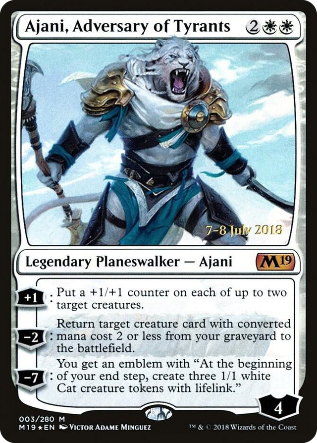 0003 Ajani, Adversary of Tyrants M Prerelease Cards