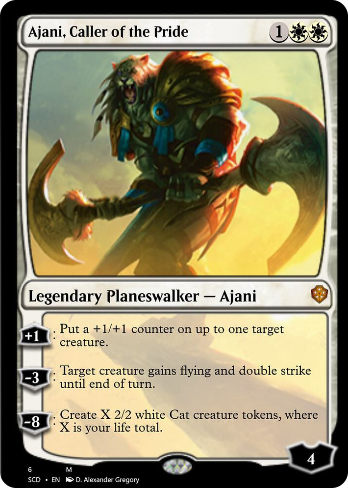 0006 Ajani, Caller of the Pride M Starter Commander Decks