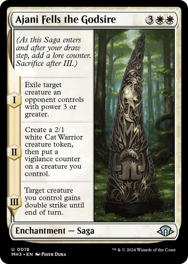 0019 Ajani Fells the Godsire U Modern Horizons 3