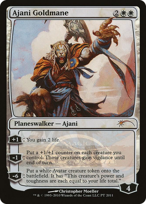 PT2011 Ajani Goldmane (2011 Pro Tour) P Pro Tour Promos