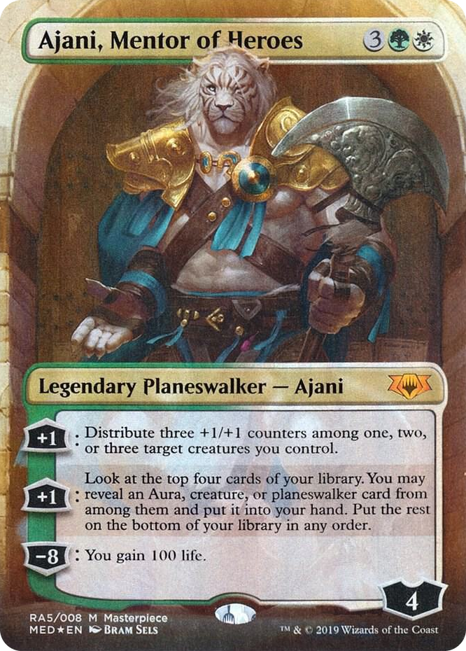 RA005 Ajani, Mentor of Heroes M Mythic Edition: Ravnica Allegiance