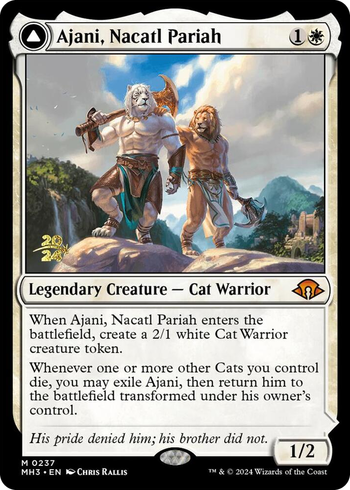 0237 Ajani, Nacatl Pariah M Prerelease Cards