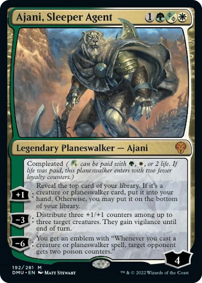 0192 Ajani, Sleeper Agent M Dominaria United