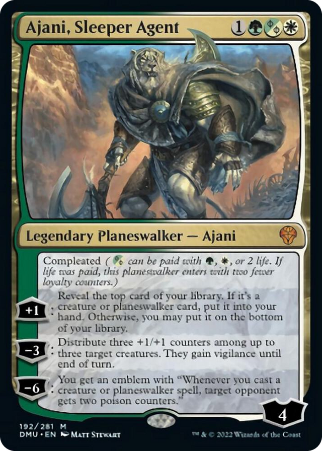 0192 Ajani, Sleeper Agent M Dominaria United