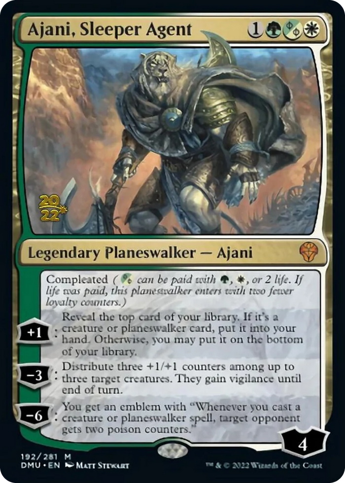 0192 Ajani, Sleeper Agent M Prerelease Cards