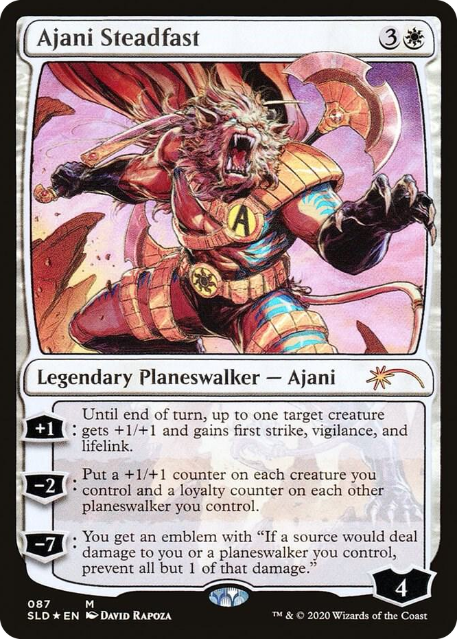 0087 Ajani Steadfast P Secret Lair Drop Series