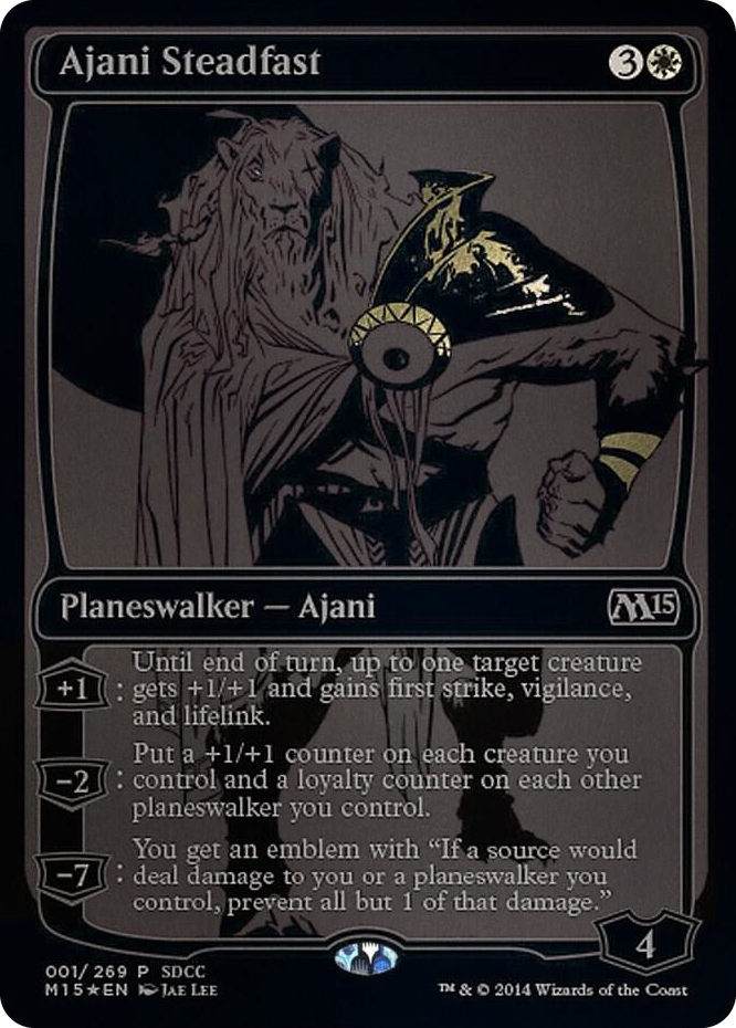 Ajani Steadfast (SDCC 2014 Exclusive) #1 P - Media Promos Pokemon card